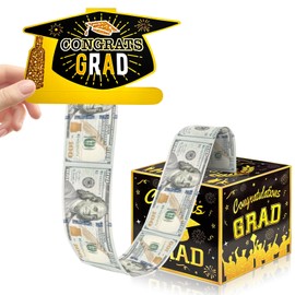 2025 Graduation Gifts, Class of 2025 Money Gift Box, Funny Surprise Cash Gift Idea Kit DIY Money Holder for Graduation Parties Gifts College High School Grads