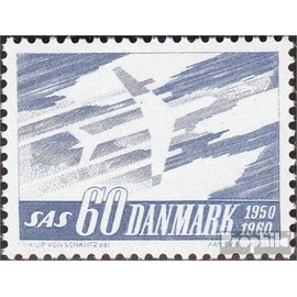 Denmark 388y (complete.issue.) floureszierendes Paper unmounted mint/never hinged ** MNH 1961 10 years SAS - Aircraft (Stamps for collectors) Airplanes/Balloons/Zeppelins/Aviation