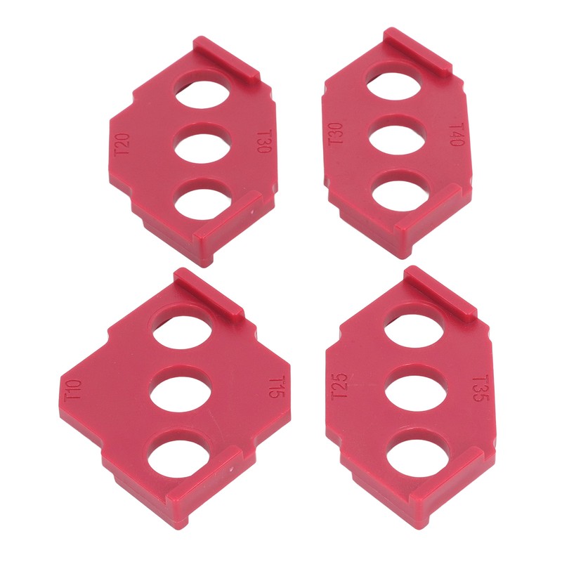 4PCS C Corner Templates Woodworking Router Trimmer Template Straight Bevel