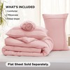 Bedsure Queen Comforter Set with Sheet - 4 Pieces Soft