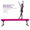 Peakpath 6FT Adjustable&Foldable Gymnastics Balance Beam,Home Gym Equipment,Easy Assembling and
