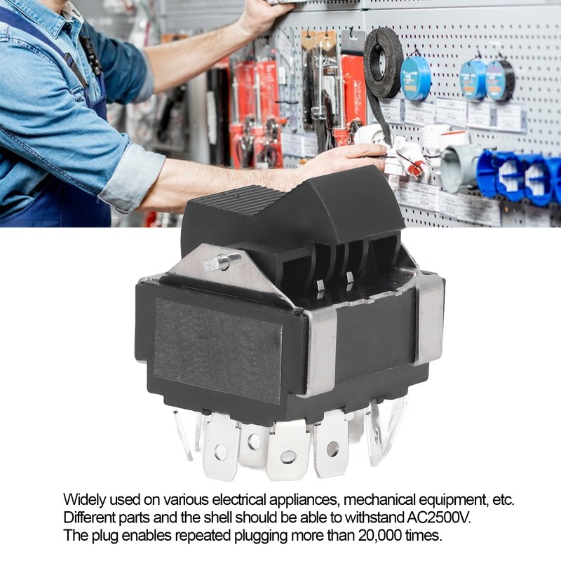 Rocker Switch Toggle Transfer Power Control 12 Pin 25A 125‑