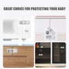 5 Pack Child Proof Refrigerator Lock, QYESWHSR Fridge Locks for