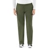 WonderWink Women's Pull-On Cargo Pant, Olive, Large