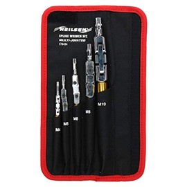 AB Tools Multi Angle/Multi Jointed Flexi Spline Key Wrench Set 5pc M4 - M10