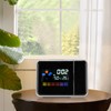 Indoor Projection LED Clock Thermometer Hygrometer Weather Forecast Snooze Perpetual