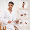 FG FEAYIGUDIM Terry Cloth Mens Robe,Soft Towel Bathrobe,Short House Shawl