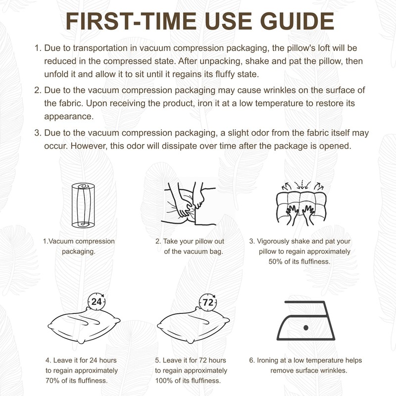 YOUR MOON Soft Pillow Queen Size Set of 2, Super