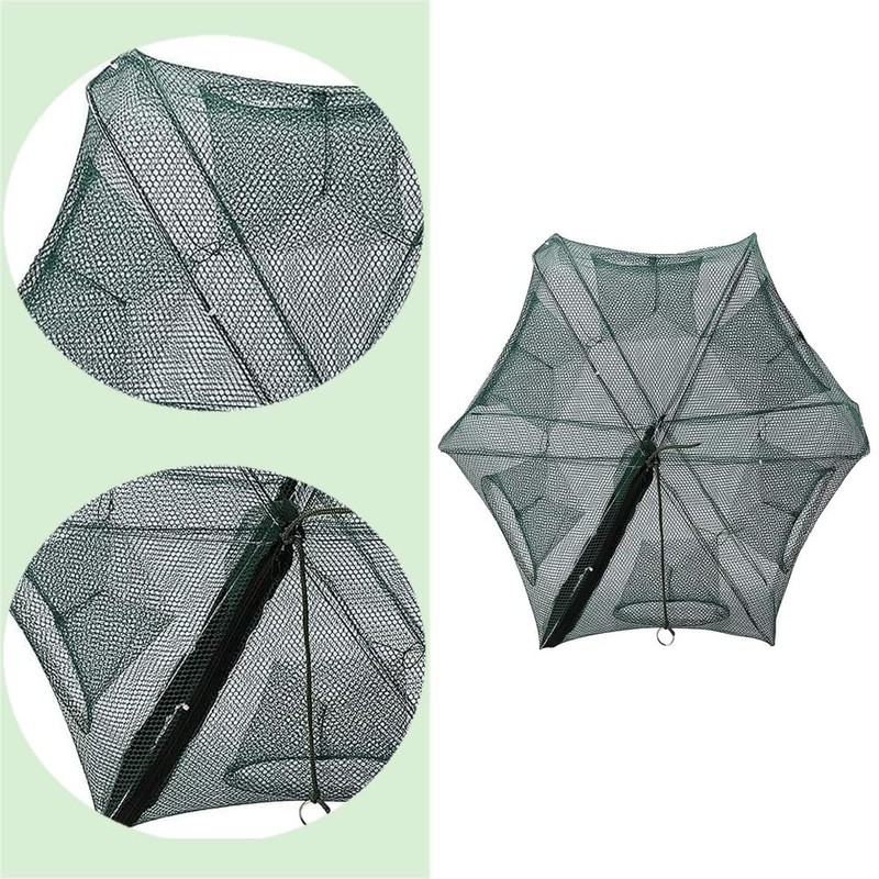 Changyeah Fishing Net, 6 Hole Trap for Fishing, Foldable, Foldable