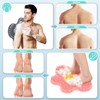 GEENOA New Silicone Shower Foot Scrubber Mat, Large Wall-Mounted Back