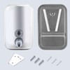 VANNSOO Commercial Soap Dispenser Wall Mount Stainless Steel Manual Liquid