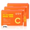 Vitagraph Non GMO Vitamin C 3000, 270g, 3 boxes / 비타그래프 논지엠오 비타민C 3000, 270g, 3박스