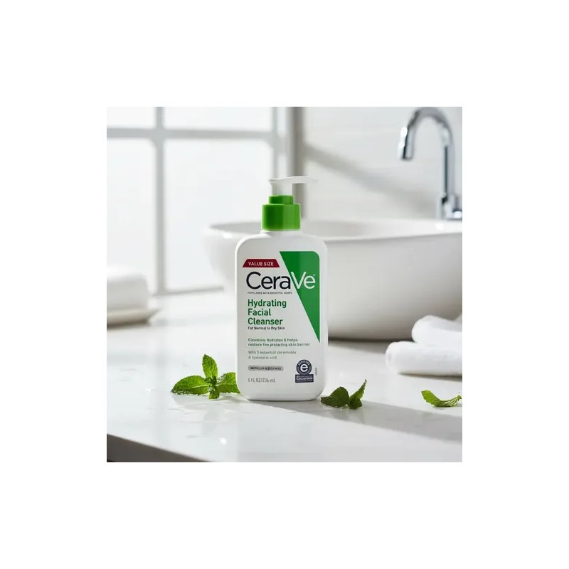 Limpiador Facial Hidratante Cerave 236ml Piel Normal A Seca
