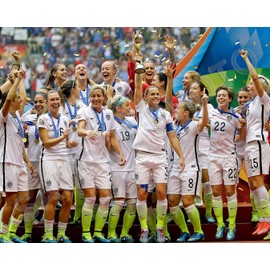 USA Women's Soccer Team USNWT 8x10 Photo 2015 FIFA World Cup Champions