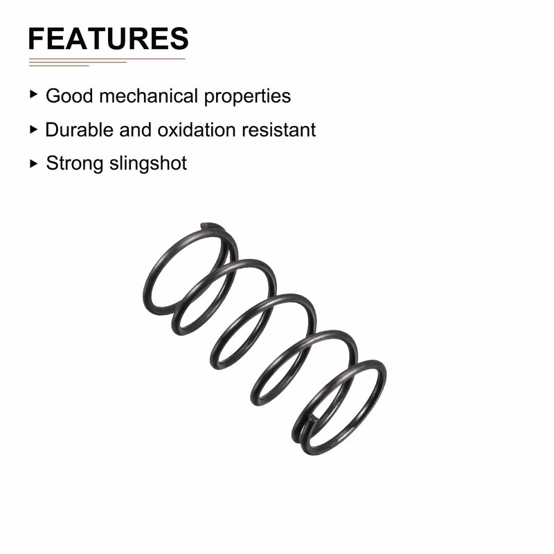 DTGN 1.2x15x30mm(DxODxL) Compression Spring - 10Pack - Good for Machinery