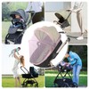 Bassinet Net - Protective Mesh Netting Portable Crib,Full Cover Stroller