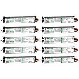 (case of 10) GE 75950 - GEC225MVPS-A CFL UltraStart High Lumen Biax Electronic MultiVolt Programmed Start Ballast