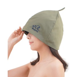 Nagicca Sauna Hat, Durable Cotton Twill Fabric, Mesh Lining, Quick Drying, Easy to Ear, Large Size, Men's, Women's, Washable, Sauna Hat, Cap, Damage Care, M, L, LL