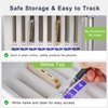 Loghot Aluminum Alloy Pocket Chart Cell Phones Storage Cabinet for