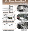 Garbuildman Ground Mount Garden Hose Reel Holds 125 Feet of