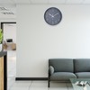 jomparis 20 cm Modern Quartz Silent Wall Clock Sweeping Seconds