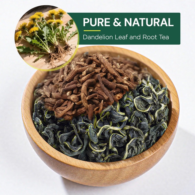 Dandelion Leaf and Root Tea Bag, Natural Dandelion Roasted Herbal