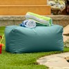 Jaxx Leon Outdoor Bean Bag Ottoman, Breeze