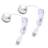 Round LED Display Spotlight 1W Jewelry Cabinet Light USB Plug