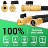 ngreen 100' Garden Water Hose Flexible and Expandable Collapsible w/Solid