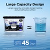 W&E Choice Moisture Absorbers with Activated Charcoal, Portable Dehumidifier for