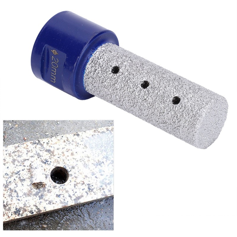 Diamond Dry Bit Thread Milling Cutter Straight Shank Brazed Aperture