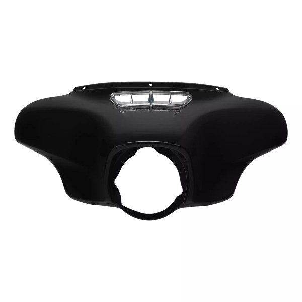 TCMT Vivid Black Front Batwing Outer Fairing For Harley Touring