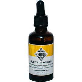 Khaliss Aceite de Jojoba: 100% natural y vegano Nutre e hidrata tu piel y cabello Prensado en frío 50ml