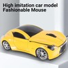 Car Mouse, Wireless Mouse (Yellow)