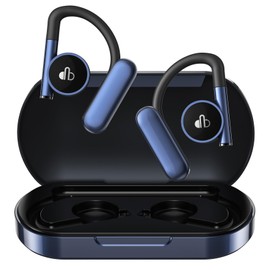 Open-Ear True Wireless Bluetooth Headphones with Dual LED Power Display, Wireless Earbuds with Earhooks, Bluetooth 5.3 Ear buds with 16.2mm Dynamic Drivers for Meeting, Driving，Traveling, Sport