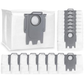 14 Pack Replacement Dust Bag for Roborock S8, S8 Pro Ultra, S7 MaxV Ultra, S7 Pro Ultra, Q7, Q7 Max, Q5, Q5 Pro, Q8 Max, Self-Emptying Dock, 3L Large Capacity Diposable Bag Accessories Set