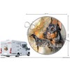 Pets-easy Circular Sticker Dog 50 cm Doberman