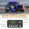 XRIDONSEN 37 Inch 104 LED Roof Top Blue Emergency Lights
