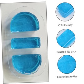 Beavorty 2Pcs Cooling for Nose Therapy Reusable Cold Compress Pads for Injuries Durable Flexible for Nosebleeds Management