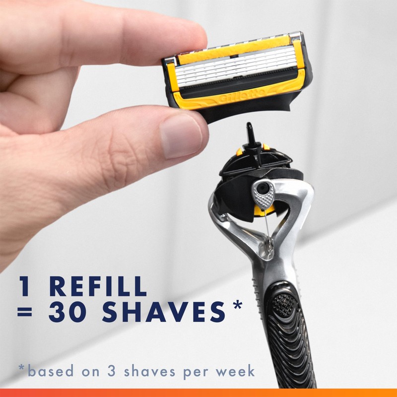 Gillette Fusion5 ProGlide Shield Shaving Razor for Men, 1 Power
