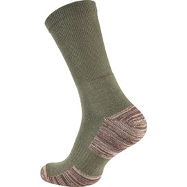 Stark Soul 6 Pairs of Multifunctional Outdoor Socks with Padded Sole, Trekking, Hiking Socks (Outdoor Socks) - 6 pairs - green., size: 35-38