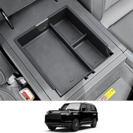 CDEFG for 2024 2025 2026 Lexus GX 550 Center Console Organizer 2024-2026 GX 550 Accessories Middle Console Organizer GX550 Armrest Storage Box(Not for Cool Box)