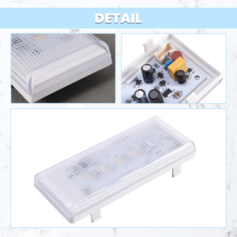 HECASA W10515058 Refrigerator LED Light Compatible with Whirlpool Refrigerator AP6022534