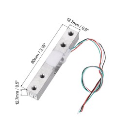 QUARKZMAN Digital Load Cell Weight Sensor, 1 kg, Pressure Sensor, Weight Sensor, High Precision Miniature for DIY, Portable Electronic Kitchen Scales Kit, Pack of 2