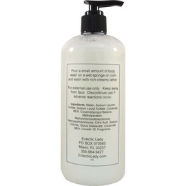 Fresh Cut Grass Body Wash by Eclectic Lady, 16 ounces