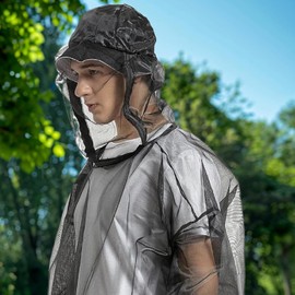 Fly Resistant Clothing - Portable Net Coverage Fly Suit,Flexible Protective Breathable Camping Accessories for Men Outdoor Activities Adventures Travel Women Hiking Fishing Trips