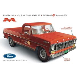 PLATZ MOEBIUS 1/25 1968 Ford F-250 Custom Cab Pickup Plastic Model MOE2564 (Automotive)
