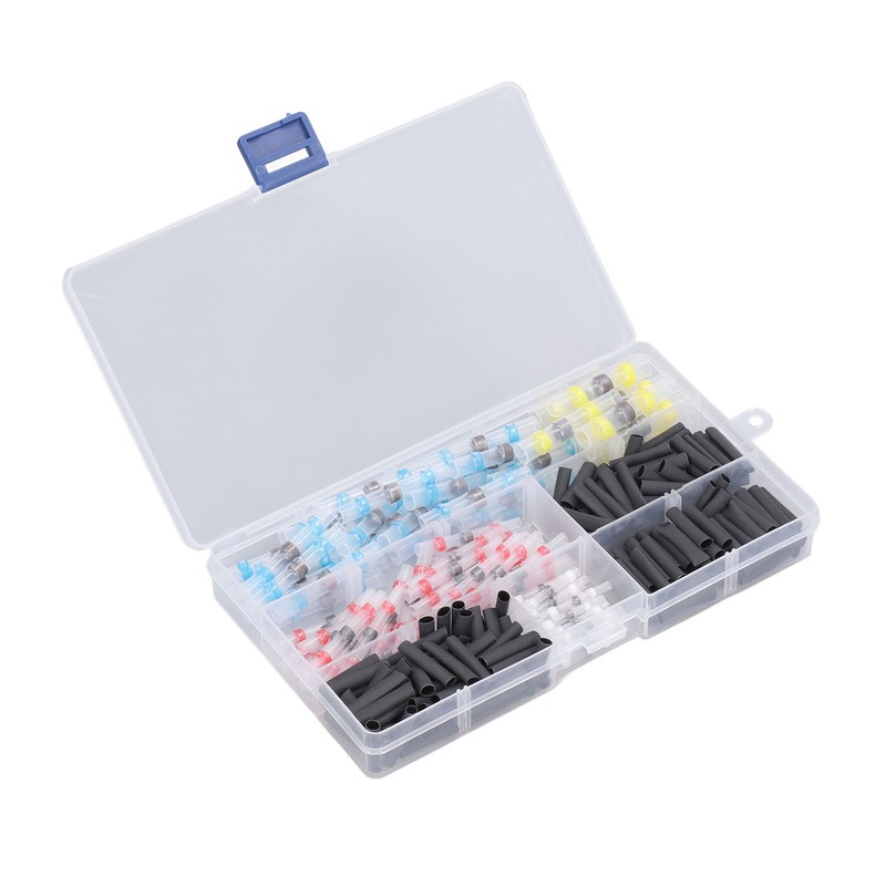 Solder Seal Wire Connectors Heat Shrink Tubing Kit Marine Insulated
