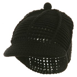 DECKY Reggae Knitted Cap - Black