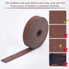GORGECRAFT Dark Brown Leather Strap Strip 1/2 Inch Wide 79